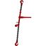  1-teilige, mit schwarz lackierter Kette McBULL® 1-teilige-Zurrkette, GK8, schwarz, 8 mm, 1 Meter 12401158