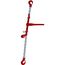  1-teilige, mit galvanisch verzinkter Kette McBULL® 1-teilige-Zurrkette, GK8, galv. verz., 6 mm, 1 Meter 12401166