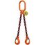  2-Strang-Kettengehänge, mit PAS-Kette mit Standard-Aufhängering McBULL® 2-Strang-Kettengehänge, GK10, PAS-Kette, 10 mm, 1 Meter, Typ1 12401979