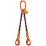  2-Strang-Kettengehänge, mit PAS-Kette mit Standard-Aufhängering McBULL® 2-Strang-Kettengehänge, GK10, PAS-Kette, 7 mm, 1 Meter, Typ5 12401967