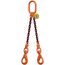  2-Strang-Kettengehänge, mit PAS-Kette mit Standard-Aufhängering McBULL® 2-Strang-Kettengehänge, GK10, PAS-Kette, 13 mm, 1 Meter, Typ7 12401993
