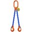  2-Strang-Kettengehänge, mit Sondergüte-Kette mit Standard-Aufhängering McBULL® 2-Strang-Kettengehänge, GK10, Sondergüte-Kette, 8 mm, 1 Meter, Typ1 12401862