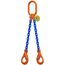  2-Strang-Kettengehänge, mit Sondergüte-Kette mit Standard-Aufhängering McBULL® 2-Strang-Kettengehänge, GK10, Sondergüte-Kette, 7 mm, 1 Meter, Typ2 12401855