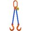  2-Strang-Kettengehänge, mit Sondergüte-Kette mit Standard-Aufhängering McBULL® 2-Strang-Kettengehänge, GK10, Sondergüte-Kette, 7 mm, 1 Meter, Typ3 12401856