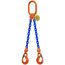  2-Strang-Kettengehänge, mit Sondergüte-Kette mit Standard-Aufhängering McBULL® 2-Strang-Kettengehänge, GK10, Sondergüte-Kette, 22 mm, 1 Meter, Typ4 12401902