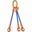  3-Strang-Kettengehänge, mit Sondergüte-Kette mit Standard-Aufhängering McBULL® 3-Strang-Kettengehänge, GK10, Sondergüte-Kette, 20 mm, 1 Meter, Typ5 12402174