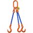 3-Strang-Kettengehänge, mit Sondergüte-Kette mit Standard-Aufhängering McBULL® 3-Strang-Kettengehänge, GK10, Sondergüte-Kette, 8 mm, 1 Meter, Typ6 12402144