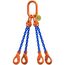  4-Strang-Kettengehänge, mit Sondergüte-Kette mit Standard-Aufhängering McBULL® 4-Strang-Kettengehänge, GK10, Sondergüte-Kette, 7 mm, 1 Meter, Typ2 12402345