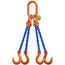  4-Strang-Kettengehänge, mit Sondergüte-Kette mit Standard-Aufhängering McBULL® 4-Strang-Kettengehänge, GK10, Sondergüte-Kette, 6 mm, 1 Meter, Typ3 12402338