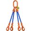  4-Strang-Kettengehänge, mit Sondergüte-Kette mit Standard-Aufhängering McBULL® 4-Strang-Kettengehänge, GK10, Sondergüte-Kette, 22 mm, 1 Meter, Typ5 12402393