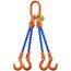  4-Strang-Kettengehänge, mit Sondergüte-Kette mit Standard-Aufhängering McBULL® 4-Strang-Kettengehänge, GK10, Sondergüte-Kette, 6 mm, 1 Meter, Typ6 12402341
