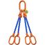  4-Strang-Kettengehänge, mit Sondergüte-Kette mit Standard-Aufhängering McBULL® 4-Strang-Kettengehänge, GK10, Sondergüte-Kette, 6 mm, 1 Meter, Typ8 12402343
