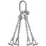  4-Strang-Kettengehänge mit Standard-Aufhängering McBULL® 4-Strang-Kettengehänge, GK6 (INOX), 16 mm, 1 Meter, Typ9 12402954