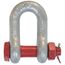  Hochfeste Schäkel, gerade Form, mit Mutter und Splint McBULL® Schäkel, hochfest, gerade, Mutter/Splint, 1", 8,5 t 12403511