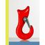  Forst-Seilgleithaken mit Sicherung McBULL® Forst-Seilgleithaken mit Sicherung, GK8, rot, 13 mm 12403736