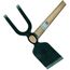  Hacken und Hauen IDEAL-Gartenhacke mit Breitblatt, 2 stumpfe Zinken, geschmiedet, ovales Auge 12379843