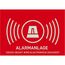  Aufkleber Abus ABUS Warnaufkleber Alarm AU074052A 12355598