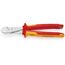  Schneidende Zangen Kraft-Seitenschneider KNIPEX 74 06 250 T Kraft-Seitenschneider isoliert mit Mehrkomponenten-Hüllen, VDE-geprüft; mit integrierter isolierter Befestigungsöse zum Anbringen einer Absturzsicherung verchromt 250 mm 12380482
