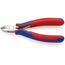  Elektronik-Seitenschneider mit eingesetzter Hartmetallschneide KNIPEX 77 02 120 H Elektronik-Seitenschneider mit eingesetzter Hartmetallschneide mit Mehrkomponenten-Hüllen 120 mm 12380578