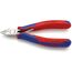  Elektronik-Seitenschneider mit eingesetzter Hartmetallschneide KNIPEX 77 32 120 H Elektronik-Seitenschneider mit eingesetzter Hartmetallschneide mit Mehrkomponenten-Hüllen 120 mm 12380579