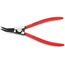  Sicherungsringzangen für Außenringe auf Wellen KNIPEX 46 31 A32 Sicherungsringzange für Außenringe auf Wellen 45° gewinkelt mit Kunststoff überzogen schwarz atramentiert 210 mm 12381096