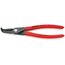  Präzisions-Sicherungsringzangen für Innenringe in Bohrungen KNIPEX 48 21 J31 Präzisions-Sicherungsringzange für Innenringe in Bohrungen mit rutschhemmendem Kunststoff überzogen grau atramentiert 210 mm 12381125