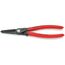  Präzisions-Sicherungsringzangen für Innenringe in Bohrungen KNIPEX 48 31 J3 Präzisions-Sicherungsringzange für Innenringe in Bohrungen mit Überdehnungsschutz mit rutschhemmendem Kunststoff überzogen grau atramentiert 225 mm 12381126