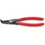  Präzisions-Sicherungsringzangen für Innenringe in Bohrungen KNIPEX 48 41 J31 Präzisions-Sicherungsringzange für Innenringe in Bohrungen mit rutschhemmendem Kunststoff überzogen grau atramentiert 210 mm 12381130
