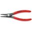  Präzisions-Sicherungsringzangen für Außenringe auf Wellen KNIPEX 49 11 A0 Präzisions-Sicherungsringzange für Außenringe auf Wellen mit rutschhemmendem Kunststoff überzogen grau atramentiert 140 mm 12381138