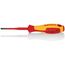  Schraubendreher (Slim) PlusMinus Pozidriv® KNIPEX 98 25 01 SLS Schraubendreher (Slim) PlusMinus Pozidriv® isolierender Mehrkomponenten-Griff, VDE-geprüft brüniert 187 mm 12381384
