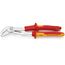  KNIPEX Cobra® VDE Hightech-Wasserpumpenzange, isoliert KNIPEX 87 26 250 T Cobra® VDE Hightech-Wasserpumpenzange, isoliert isoliert mit Mehrkomponenten-Hüllen, VDE-geprüft; mit integrierter isolierter Befestigungsöse zum Anbringen einer Absturzsicherung verchromt 250 mm 12381485