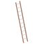  Layher Steigtechnik Leitern Verbundanlegeleiter 10 Sprossen, Holz-Aluminium-Anlegeleiter, Länge 2.95 m 12405394