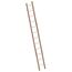  Leitern Verbundanlegeleiter 12 Sprossen, Holz-Aluminium-Anlegeleiter, Länge 3.50 m 12405464