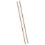  Layher Steigtechnik Leitern Verbundanlegeleiter 17 Sprossen, Holz-Aluminium-Anlegeleiter, Länge 4.90 m 12405355