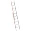  Layher Steigtechnik Leitern Schiebeleiter TOPIC 6 Sprossen, Aluminiumleiter 2x6 Sprossen, zweiteilig, ausziehbar, Länge 2.95 m 12405357