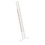  Layher Steigtechnik Leitern Schiebeleiter TOPIC 16 Sprossen, Aluminiumleiter 2x16 Sprossen, zweiteilig, ausziehbar, Länge 8.25 m 12405484