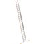  Layher Steigtechnik Leitern Seilzugleiter TOPIC 16 Sprossen, Aluminiumleiter 2x16 Sprossen, zweiteilig, ausziehbar, Länge 8.20 m 12405429