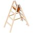  Leitern Holzstehleiter 4 Sprossen aus stabilem Holz mit 2x4 Sprossen; beidseitig begehbar; klappbar; Länge 1.25 m 12405354