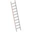  Layher Steigtechnik Leitern Layher Stufenanlegeleiter TOPIC 10 Stufen, Aluminiumleiter mit 80 mm breiten Stufen, Länge 2.65 m 12405391