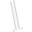  Layher Steigtechnik Leitern Layher Stufenanlegeleiter TOPIC 12 Stufen, Aluminiumleiter mit 80 mm breiten Stufen, Länge 3.15 m 12405443