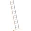  Layher Steigtechnik Leitern Layher Stufenanlegeleiter TOPIC 14 Stufen, Aluminiumleiter mit 80 mm breiten Stufen, Länge 3.65 m 12405460