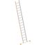  Layher Steigtechnik Leitern Layher Stufenanlegeleiter TOPIC 16 Stufen, Aluminiumleiter mit 80 mm breiten Stufen, Länge 4.15 m 12405408