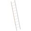  Layher Steigtechnik Leitern Sprossenanlegeleiter TOPIC 10 Sprossen; Aluminiumleiter mit 10 Sprossen, Länge 2.85 m 12405365