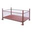  Gitterbox-Paletten müba-Gitterboxpalette, passend für Stapelpalette 1,50x0,87x0,60m, Füllhöhe 45cm, Tragfähigkeit 1500kg, lackiert 12444623