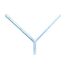  Holzbauzaun müba-Y-Halter für Holzbauzaun, Höhe 50 cm, Breite 80cm, verzinkt 12445026