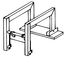  Einzelteile Alu-Dachkamingerüst müba-Aluminium-Firsteinhängung für Aluminium-Dachleiter 12444686