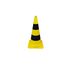  Verkehrssicherung Leitkegel Schake Leitkegel tagesleuchtend, gelb / schwarz, Höhe: 320 mm 12450210