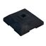  Verkehrssicherung Fußplatten Schake Bakenständerfußplatte 12 Kg, mit Einstecktasche 40 mm x 40 mm 12450034