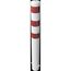  Absperrpfosten Ø 89 mm bis Ø 273 mm Schake Stahlrohrpoller Ø 152 x 3,2, 1500mm, zum Einbetonieren, weiß/rot 12450591