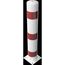  Absperrpfosten Ø 89 mm bis Ø 273 mm Schake Stahlrohrpoller Ø 152 x 3,2, 1000mm, weiß/rot 12450585